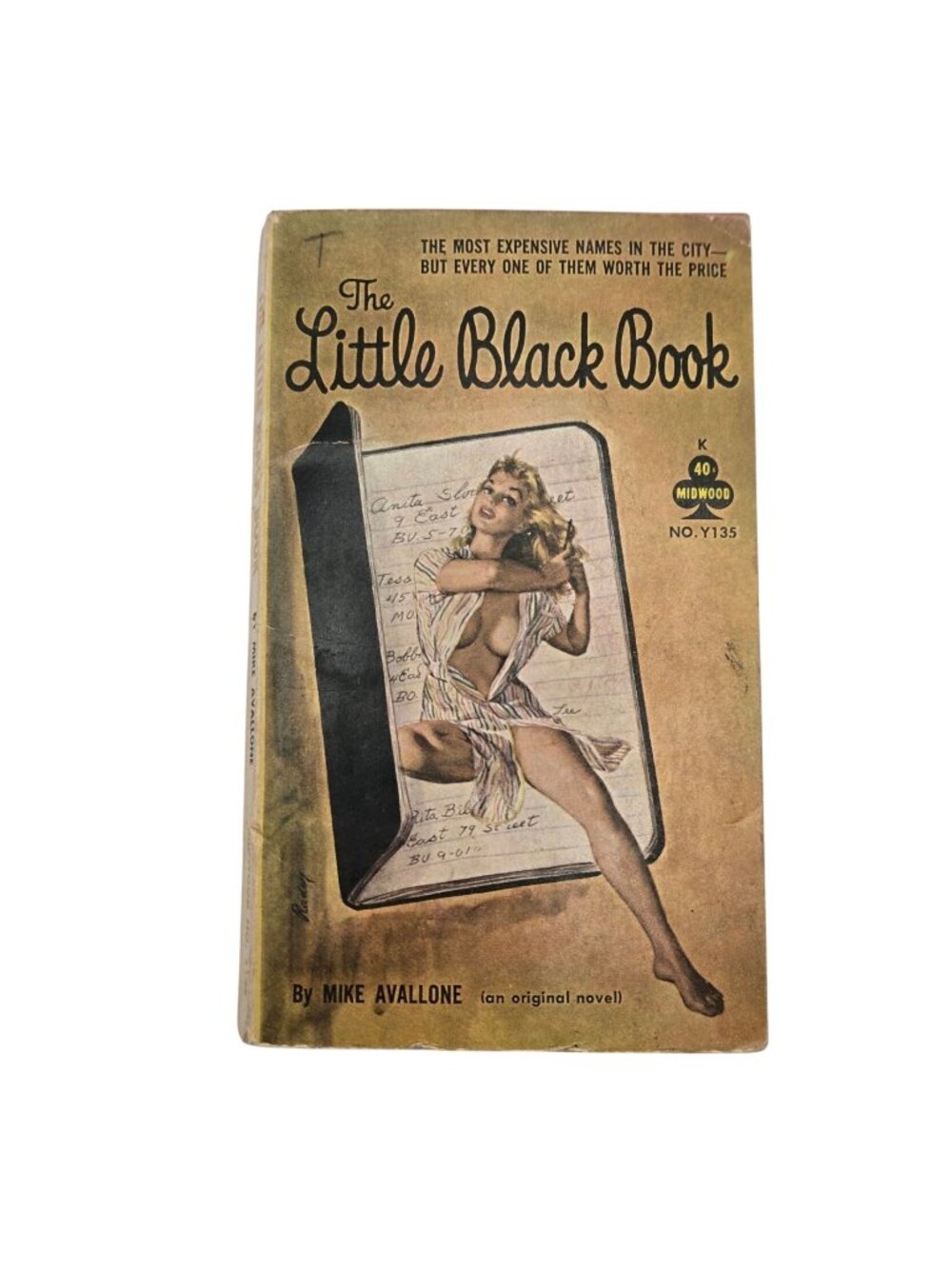 The Little Black Book By Mike Avallone Midwood Paperback 1961 Vintage Pulp Novel